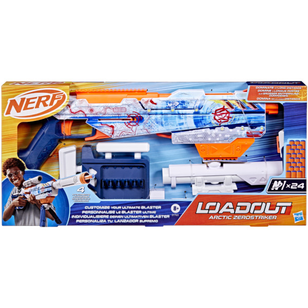 Фото - Бластер многозарядный Hasbro Nerf Loadout Arctic Zerostriker (G1763)