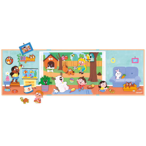 Фото - Настольная игра (3-4 года) Janod Домашние животные (J05457)