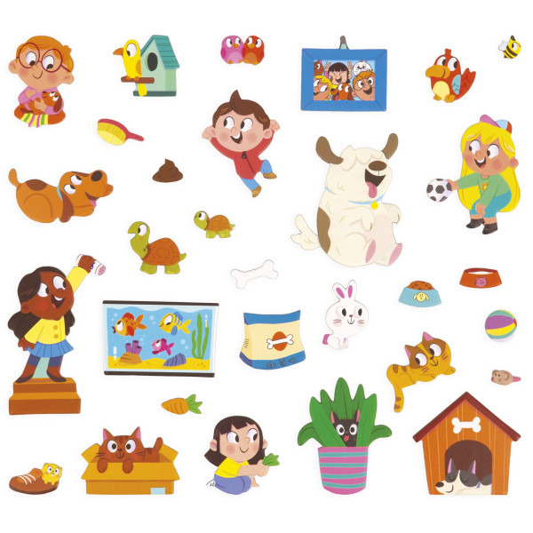 Фото - Настольная игра (3-4 года) Janod Домашние животные (J05457)