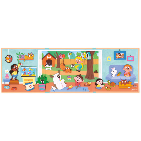 Фото - Настольная игра (3-4 года) Janod Домашние животные (J05457)