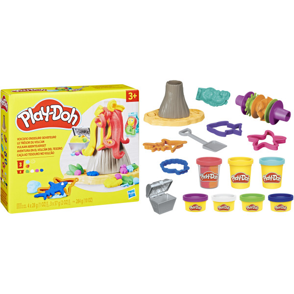 Фото - Наборы для лепки Hasbro Play-Doh Вулканическое приключение с сокровищами (F8789)