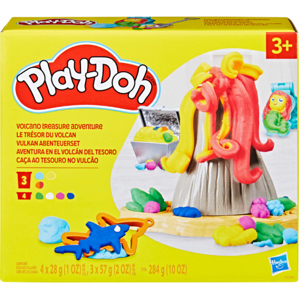 Фото - Наборы для лепки Hasbro Play-Doh Вулканическое приключение с сокровищами (F8789)