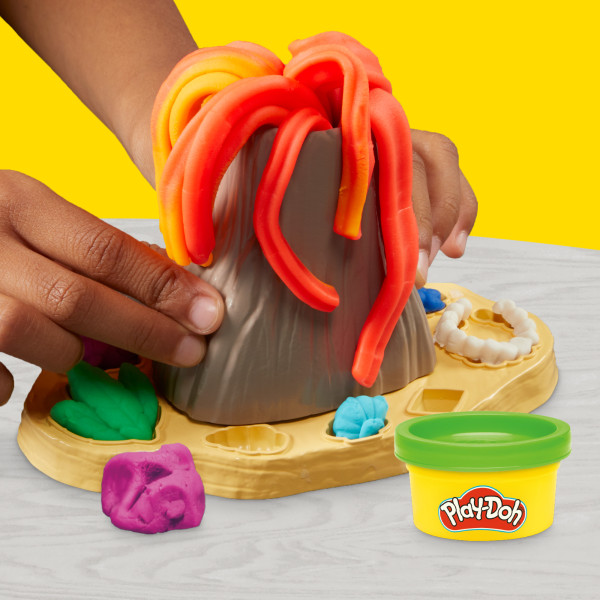 Фото - Наборы для лепки Hasbro Play-Doh Вулканическое приключение с сокровищами (F8789)