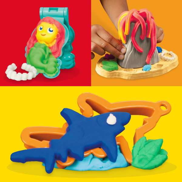 Фото - Наборы для лепки Hasbro Play-Doh Вулканическое приключение с сокровищами (F8789)