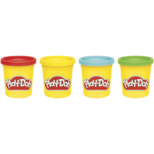 Фото - Расходники Hasbro 4 баночки G0688 Play-Doh CLASSIC (G0512_G0688)