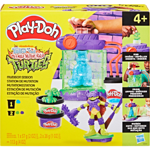 Фото - Наборы для лепки Hasbro Play-Doh Ракушки-ниндзя: Мутационная станция (G0557)