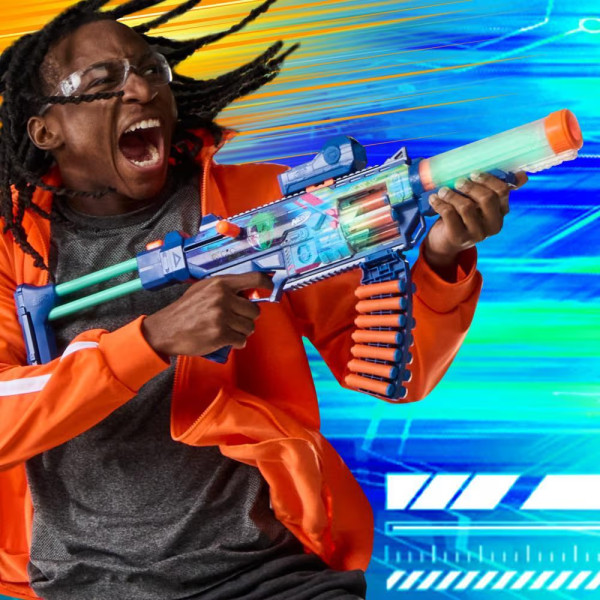 Фото - Бластер многозарядный Hasbro Nerf Loadout Cyberlight Ghost (G1824)