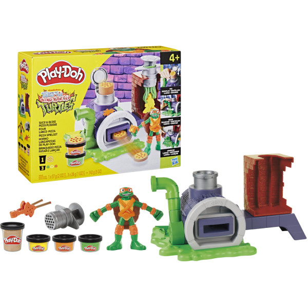 Фото - Наборы для лепки Hasbro Play-Doh Черепашки-ниндзя: Пицца-атака (G1829)