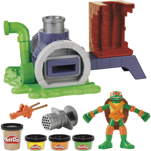 Фото - Наборы для лепки Hasbro Play-Doh Черепашки-ниндзя: Пицца-атака (G1829)