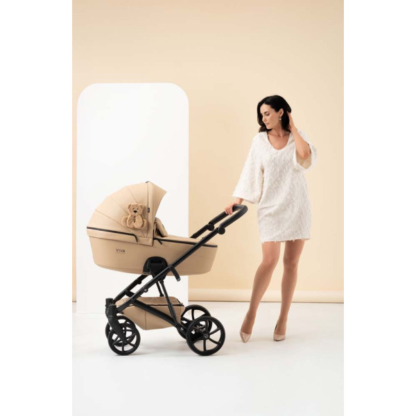 Фото - Коляска универсальная 2 в 1 Tutis VIVA6 plus Teddy Creamy