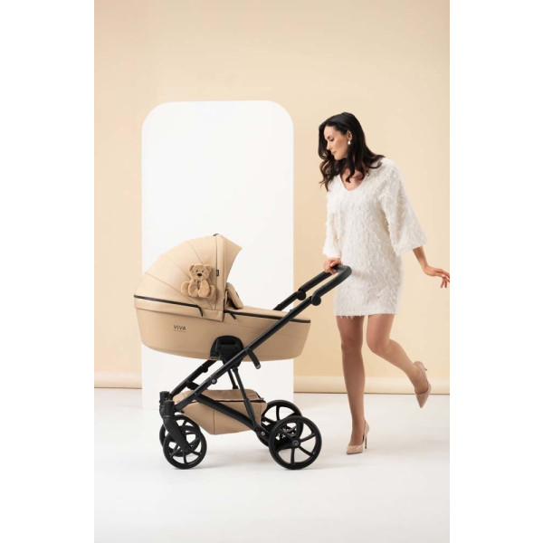 Фото - Коляска универсальная 2 в 1 Tutis VIVA6 plus Teddy Creamy