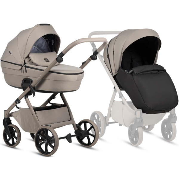 Фото - Коляска универсальная 2 в 1 Tutis Uno6 plus Essential Taupe Фото - Коляска универсальная 2 в 1 Tutis Uno6 plus Essential Taupe