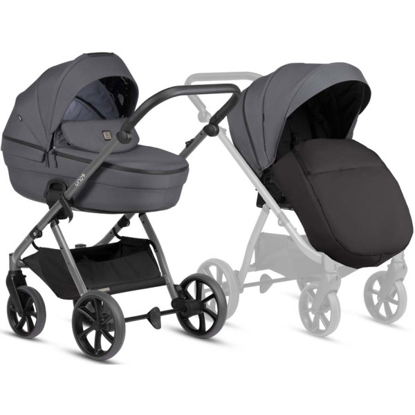 Фото - Коляска универсальная 2 в 1 Tutis Uno6 plus Essential Antracite Фото - Коляска универсальная 2 в 1 Tutis Uno6 plus Essential Antracite
