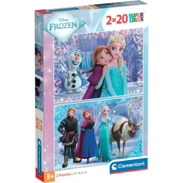 Фото - Пазлы (3-4 года) Clementoni Frozen 2 шт. по 20 эл. (24825)