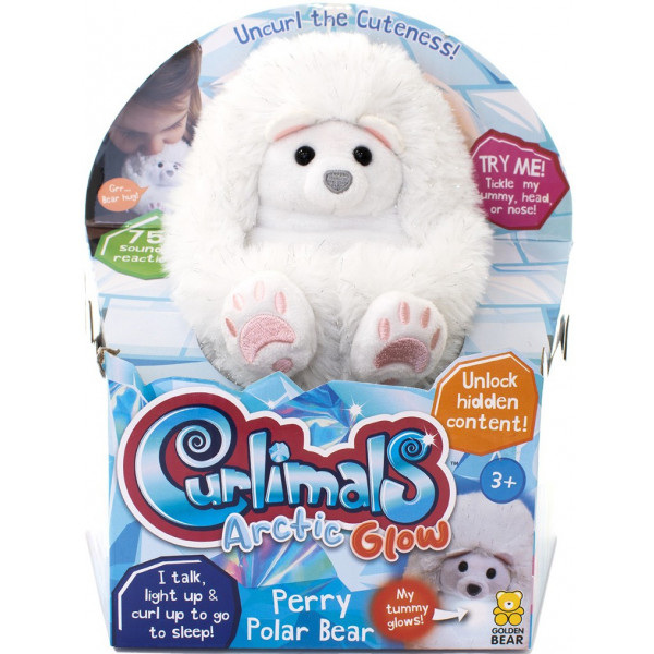 Фото - Интерактивная игрушка Curlimals серии «Arctic Glow» - ПОЛЯРНЫЙ МИШКА ПЕРРИ (3725)