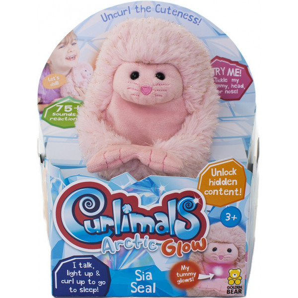 Фото - Интерактивная игрушка Curlimals серии «Arctic Glow» - МОРСКОЙ КОТИК СИА (3726)