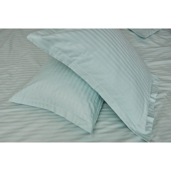 Фото - Комплект постельного белья Moon&Star 160х220х2 нав. 4х50х70 Stripe Mint Satin Stripe (MS-820000623)