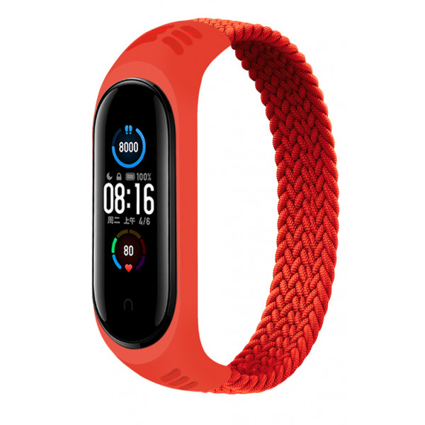 Фото - Ремешок для фитнес-браслета BeCover набор 4 цвета Elastic Nylon Style for Xiaomi Mi Smart Band 5 / Mi Smart Band 6 (Size M) Girl (706498)