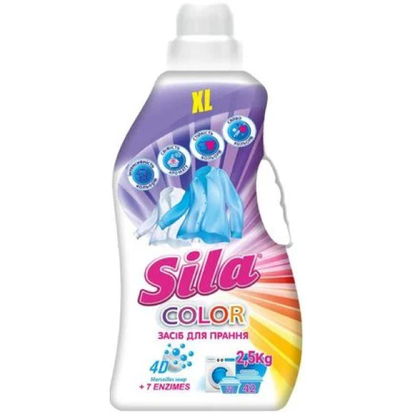 Фото - Гель для стирки Sila Color 2,5кг (4823107606427)