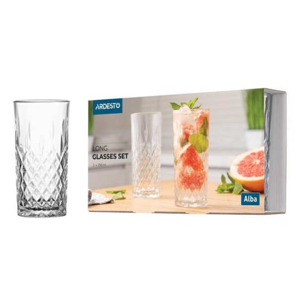 Фото - Набор стаканов Ardesto Alba 356 мл 6 шт. (AR2635ABS)
