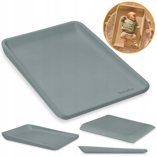Фото - Матрасик пеленальный жесткий Lionelo Megs Grey Dove