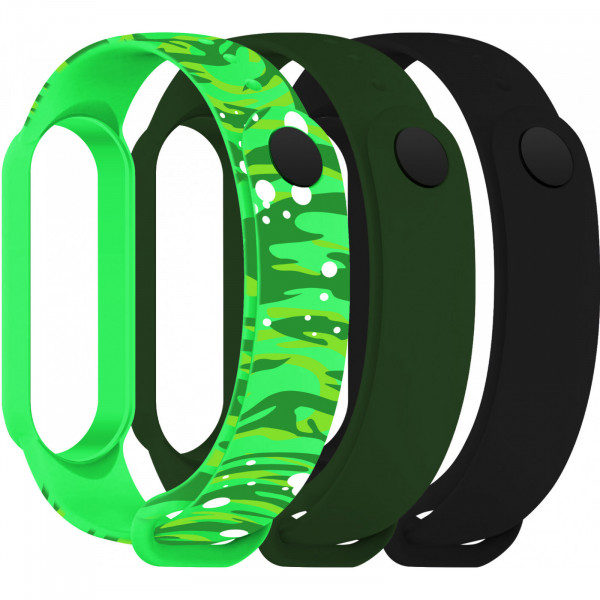 Фото - Ремешок для фитнес-браслета Armorstandart for Xiaomi Mi Band 7/6/5 RM Portal  3 шт. (ARM77052)