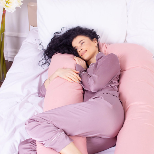 Фото - Подушка для будущих мам MirSon U-образная № 8014 Eco Line Coral (2200006178385)