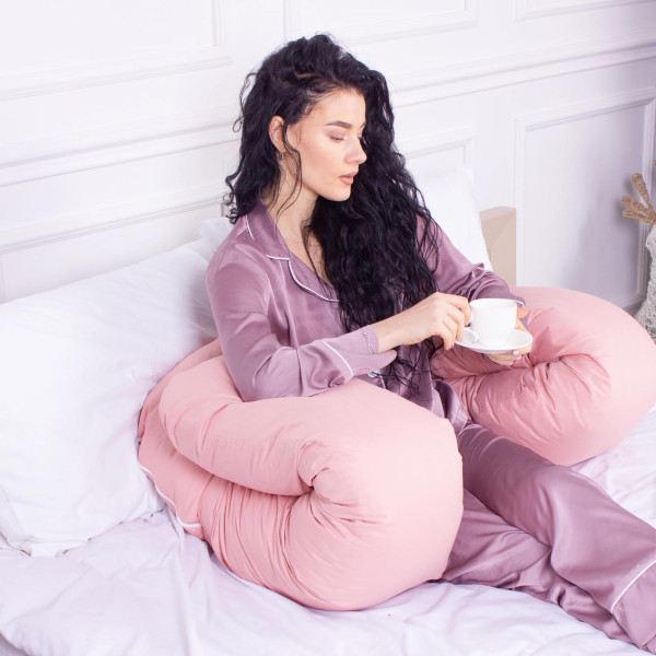 Фото - Подушка для будущих мам MirSon U-образная № 8014 Eco Line Coral (2200006178385)