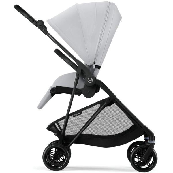 Фото - Коляска прогулочная Cybex Melio Carbon Fog Grey (с бампером)