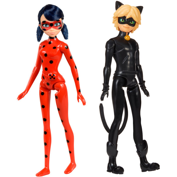 Фото - Кукольный набор Miraculous серии Basic – ЛЕДИ БАГ И СУПЕР-КОТ (50275)