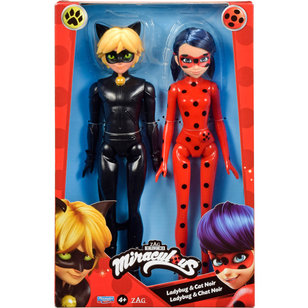 Фото - Кукольный набор Miraculous серии Basic – ЛЕДИ БАГ И СУПЕР-КОТ (50275)