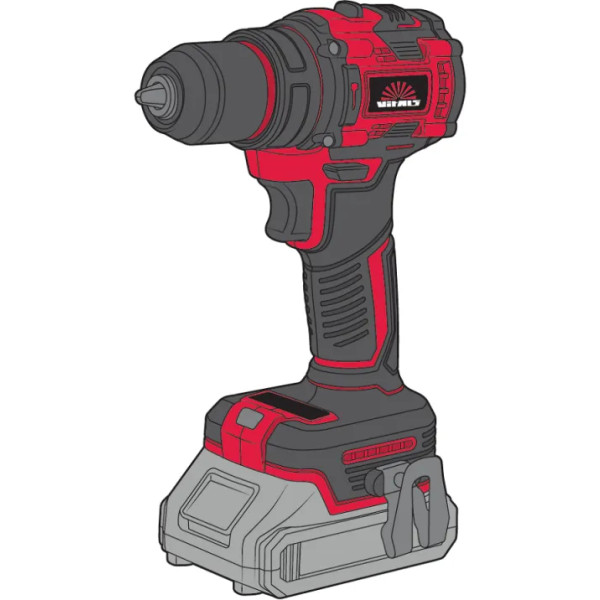 Фото - Дрель-шуруповерт VITALS Master AU 1832c BL