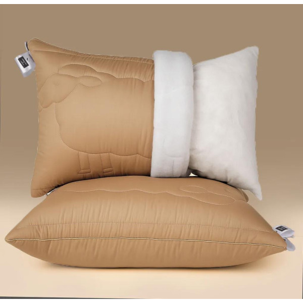 Фото - Подушка стандартная MirSon №516 Marzello Collection Wool мягкая 40x60 см (2200012229323)