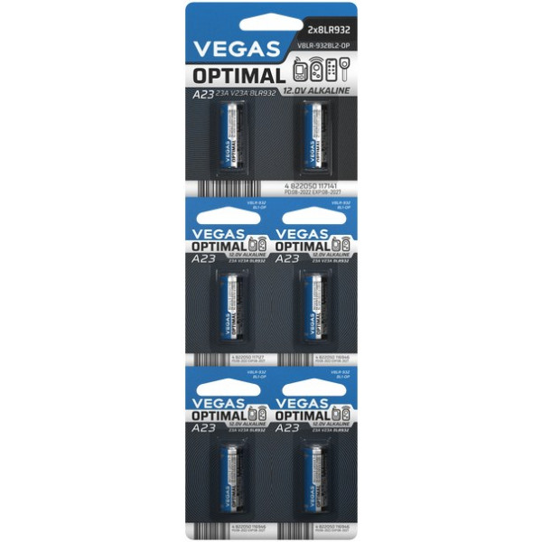Фото - Элемент питания тип A23 Vegas V8LR-932BL6-OP