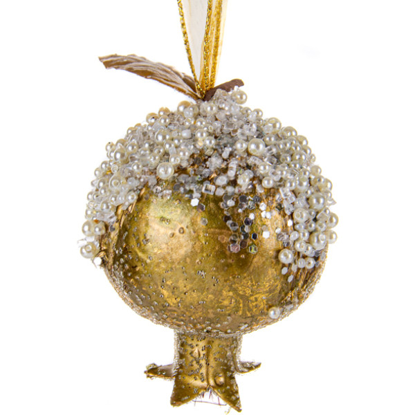 Фото - Ёлочная игрушка Lefard Гранат 10х8 см (66-188)