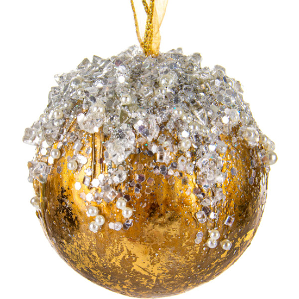 Фото - Ёлочная игрушка Lefard Шар 12 см (66-190) Фото - Ёлочная игрушка Lefard Шар 12 см (66-190)