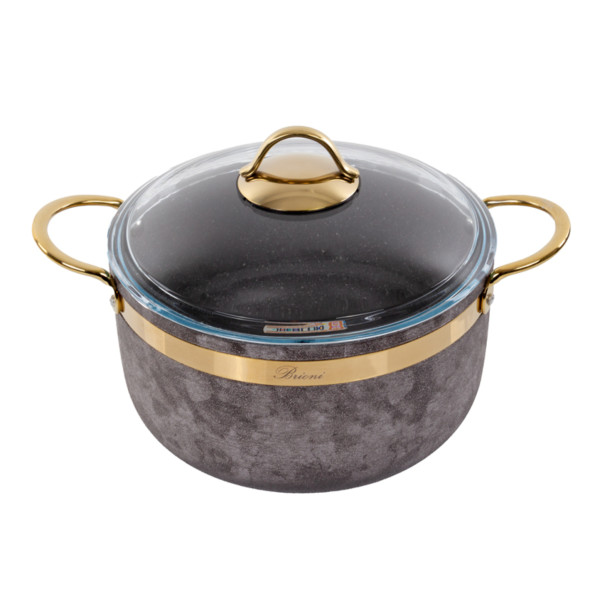 Фото - Кастрюля Brioni Royal Stone Sandstone gold 5 л (764-040)