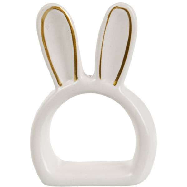 Фото - Набор колец для салфеток Lefard Ушки золото 8.8х5.5х4.5 см 2 шт. (947-035)