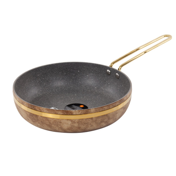 Фото - Сковорода универсальная Brioni Royal Stone Ti̇gereye Gold 24x6 см (764-048)