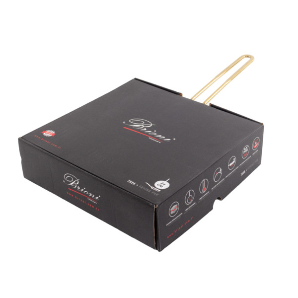 Фото - Сковорода универсальная Brioni Royal Stone Ti̇gereye Gold 24x6 см (764-048)