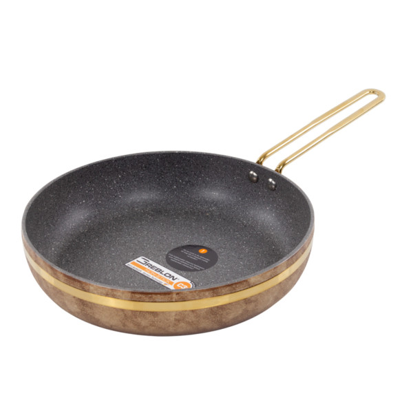 Фото - Сковорода универсальная Brioni Royal Stone Ti̇gereye Gold 26x6 см (764-049)
