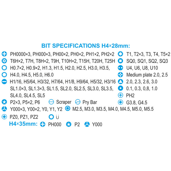 Фото - Отвертка со сменными битами Brevia 150 в 1 (55150MPC)