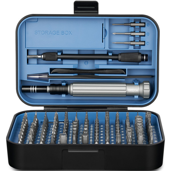 Фото - Отвертка со сменными битами Brevia 150 в 1 (55150MPC)