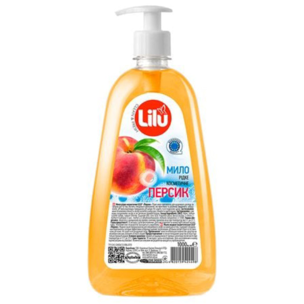 Фото - Жидкое мыло для рук LILU Персик, 500 мл