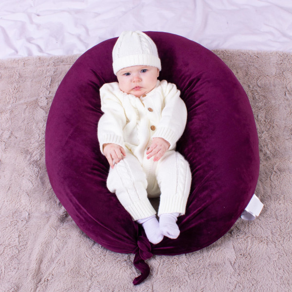 Фото - Подушка для кормления MirSon №8301 Velvet Line 28-0002 Excalibur Велюр 30х170х20 см (2200006200260)