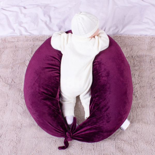 Фото - Подушка для кормления MirSon №8301 Velvet Line 28-0002 Excalibur Велюр 30х170х20 см (2200006200260)