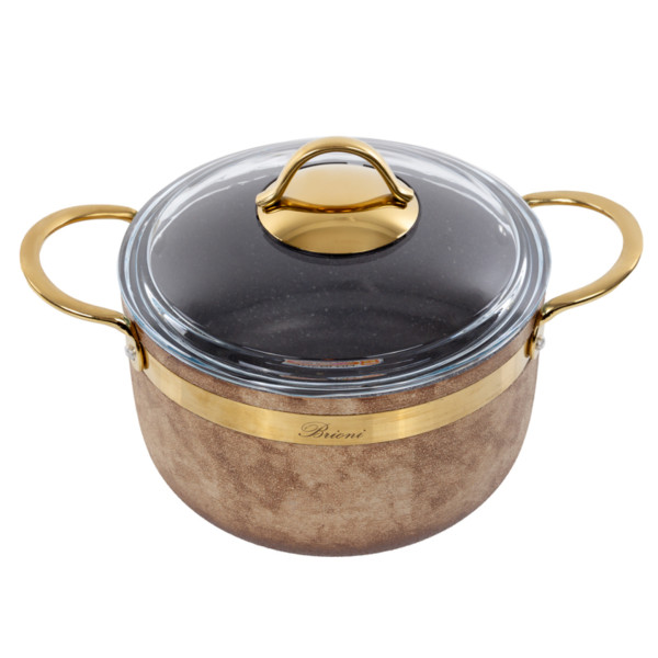 Фото - Набор посуды Brioni Royal Stone Ti̇gereye Gold 4 пр. (764-070)