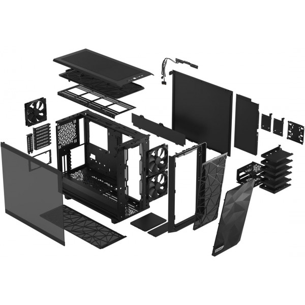 Фото - Корпус Fractal design ATX без БП Meshify 2 Black TG Light Tint (FD-C-MES2A-03)