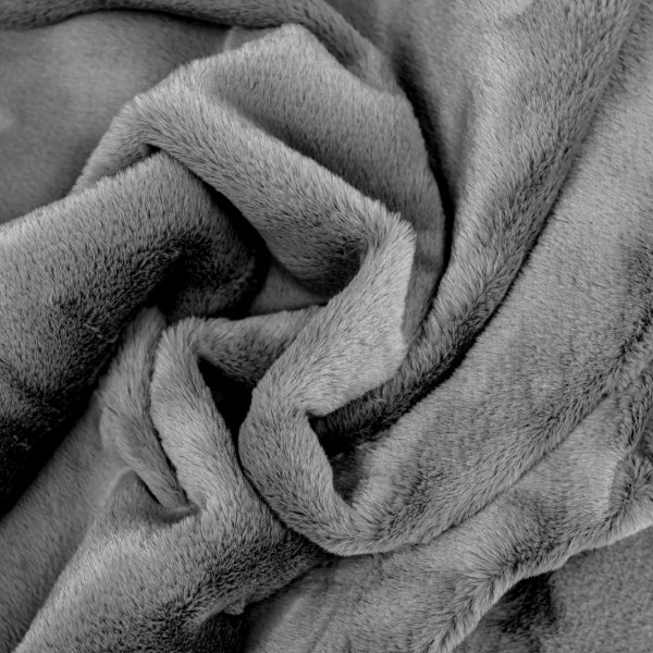 Фото - Набор ковров с эко-мехом DarianA Moon 50х60+60х90 см графитовый (1000009442)