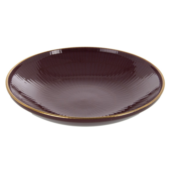 Фото - Тарелка обеденная Alba ceramic Bordeaux 21 см (769-056)